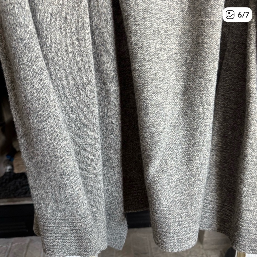 Anthropologie Gray Open Front Cardigan EUC - Picture 5 of 5